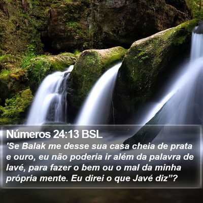 Números 24:13 BSL Bible Verse Image