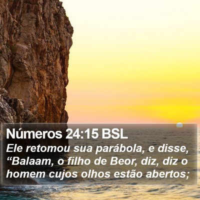 Números 24:15 BSL Bible Verse Image