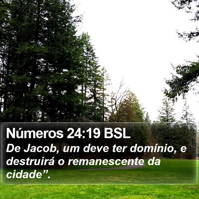 Números 24:19 BSL Bible Verse Image