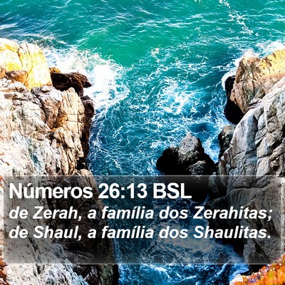 Números 26:13 BSL Bible Verse Image