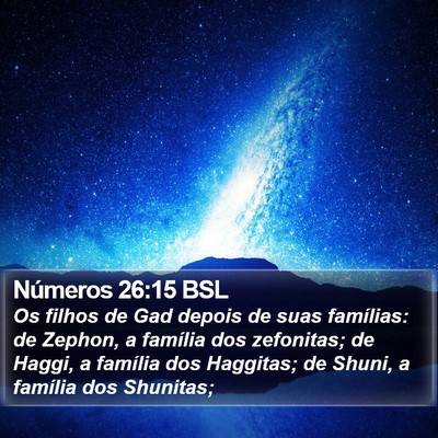 Números 26:15 BSL Bible Verse Image