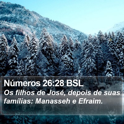 Números 26:28 BSL Bible Verse Image