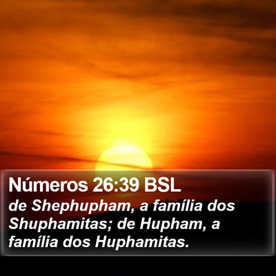 Números 26:39 BSL Bible Verse Image
