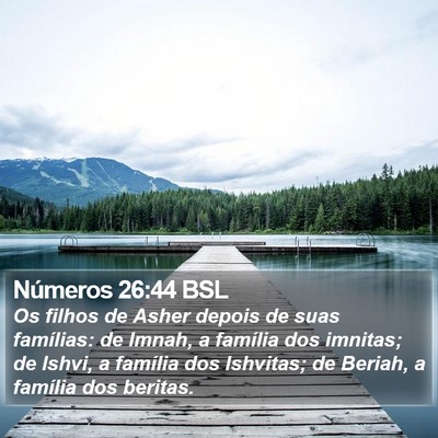 Números 26:44 BSL Bible Verse Image