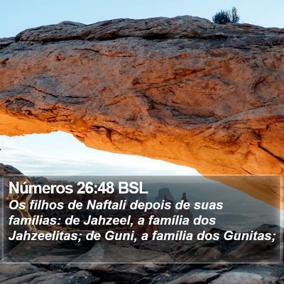 Números 26:48 BSL Bible Verse Image