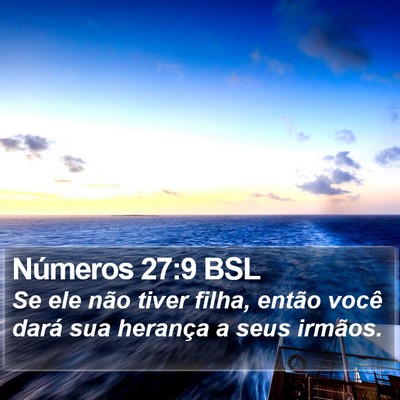 Números 27:9 BSL Bible Verse Image