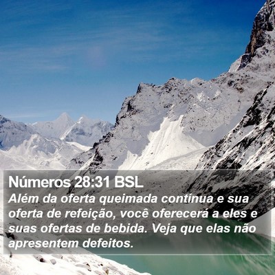 Números 28:31 BSL Bible Verse Image