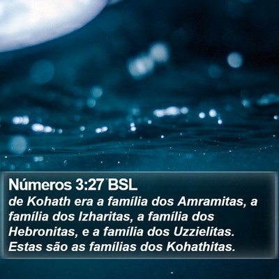Números 3:27 BSL Bible Verse Image