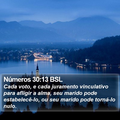Números 30:13 BSL Bible Verse Image