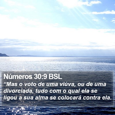 Números 30:9 BSL Bible Verse Image