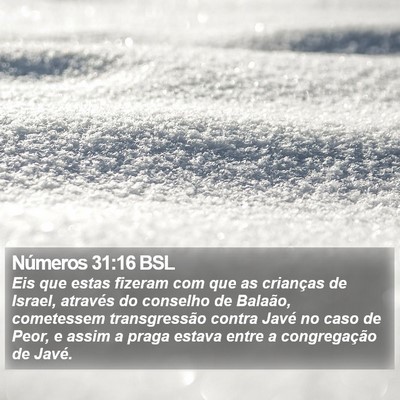 Números 31:16 BSL Bible Verse Image