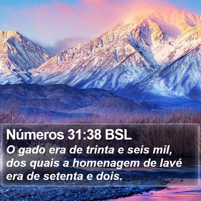 Números 31:38 BSL Bible Verse Image