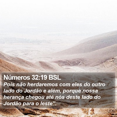 Números 32:19 BSL Bible Verse Image
