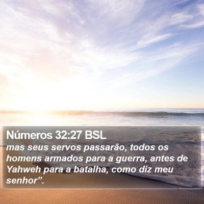 Números 32:27 BSL Bible Verse Image