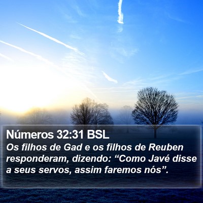 Números 32:31 BSL Bible Verse Image