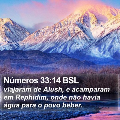 Números 33:14 BSL Bible Verse Image