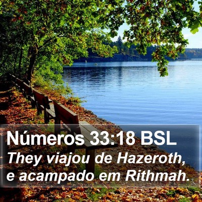 Números 33:18 BSL Bible Verse Image