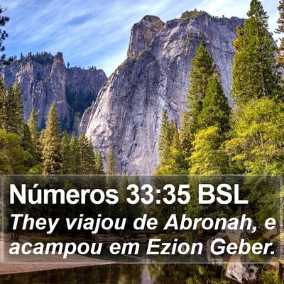 Números 33:35 BSL Bible Verse Image