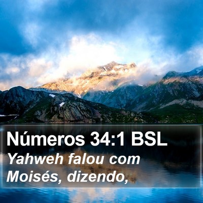 Números 34:1 BSL Bible Verse Image