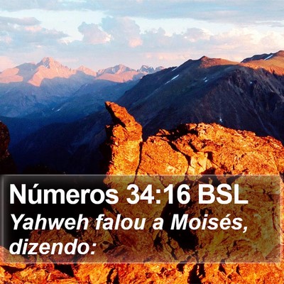Números 34:16 BSL Bible Verse Image