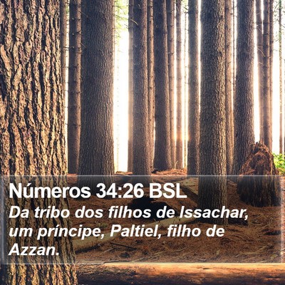 Números 34:26 BSL Bible Verse Image