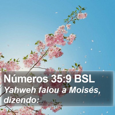 Números 35:9 BSL Bible Verse Image