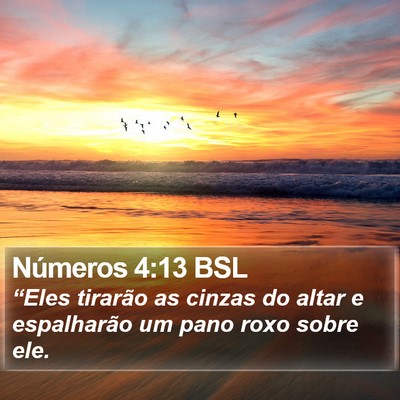 Números 4:13 BSL Bible Verse Image