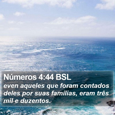 Números 4:44 BSL Bible Verse Image