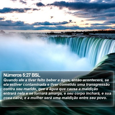 Números 5:27 BSL Bible Verse Image