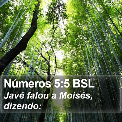 Números 5:5 BSL Bible Verse Image