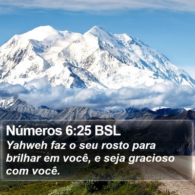 Números 6:25 BSL Bible Verse Image