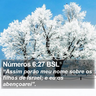 Números 6:27 BSL Bible Verse Image