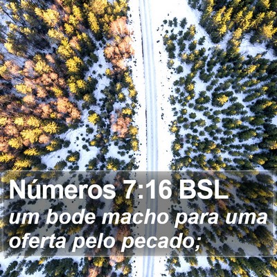 Números 7:16 BSL Bible Verse Image