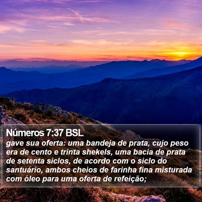 Números 7:37 BSL Bible Verse Image
