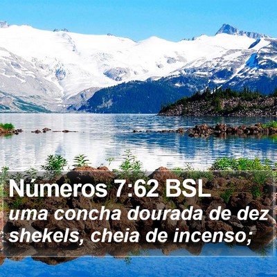 Números 7:62 BSL Bible Verse Image