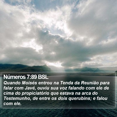 Números 7:89 BSL Bible Verse Image