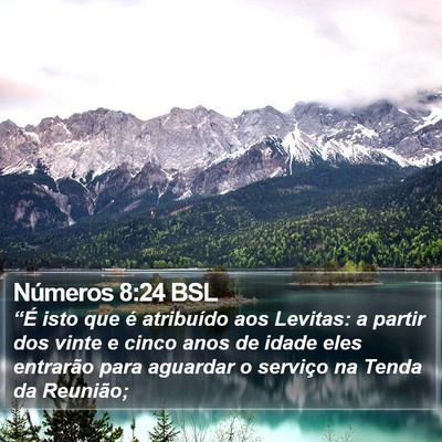 Números 8:24 BSL Bible Verse Image