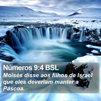 Números 9:4 BSL Bible Verse Image