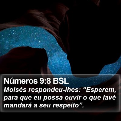 Números 9:8 BSL Bible Verse Image