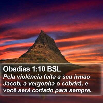 Obadias 1:10 BSL Bible Verse Image