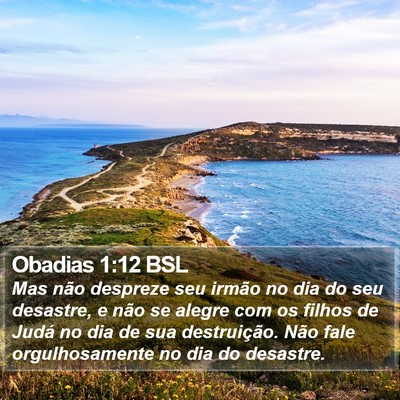 Obadias 1:12 BSL Bible Verse Image