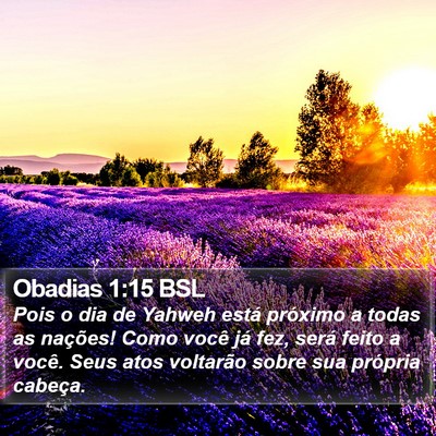 Obadias 1:15 BSL Bible Verse Image