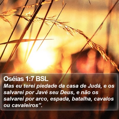 Oséias 1:7 BSL Bible Verse Image