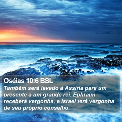 Oséias 10:6 BSL Bible Verse Image