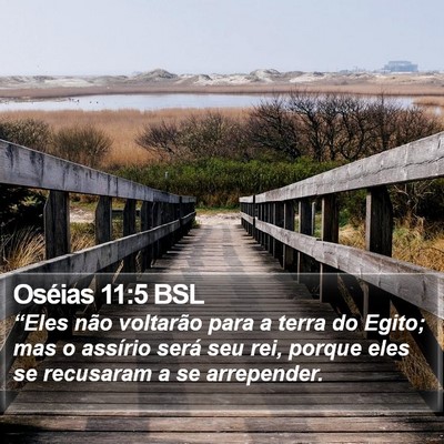 Oséias 11:5 BSL Bible Verse Image
