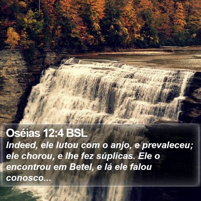 Oséias 12:4 BSL Bible Verse Image