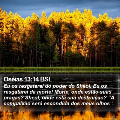 Oséias 13:14 BSL Bible Verse Image