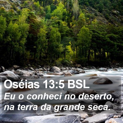 Oséias 13:5 BSL Bible Verse Image