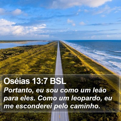 Oséias 13:7 BSL Bible Verse Image