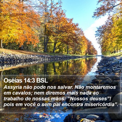 Oséias 14:3 BSL Bible Verse Image